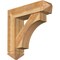 Ekena Millwork Westlake Arts and Crafts Rough Sawn Bracket w/ Offset Brace, Western Red Cedar, 8"W x 30"D x 30"H BKT0806X30X30WTL03RWR - alternate 1